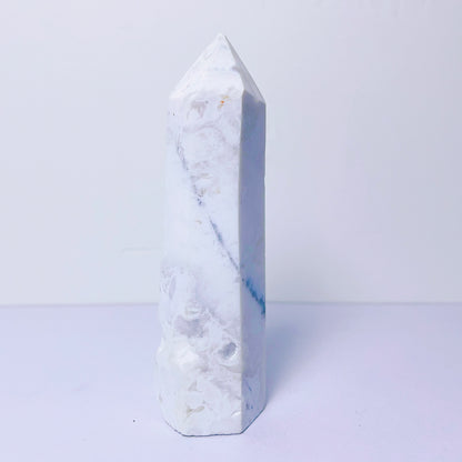 White agate  tower /points