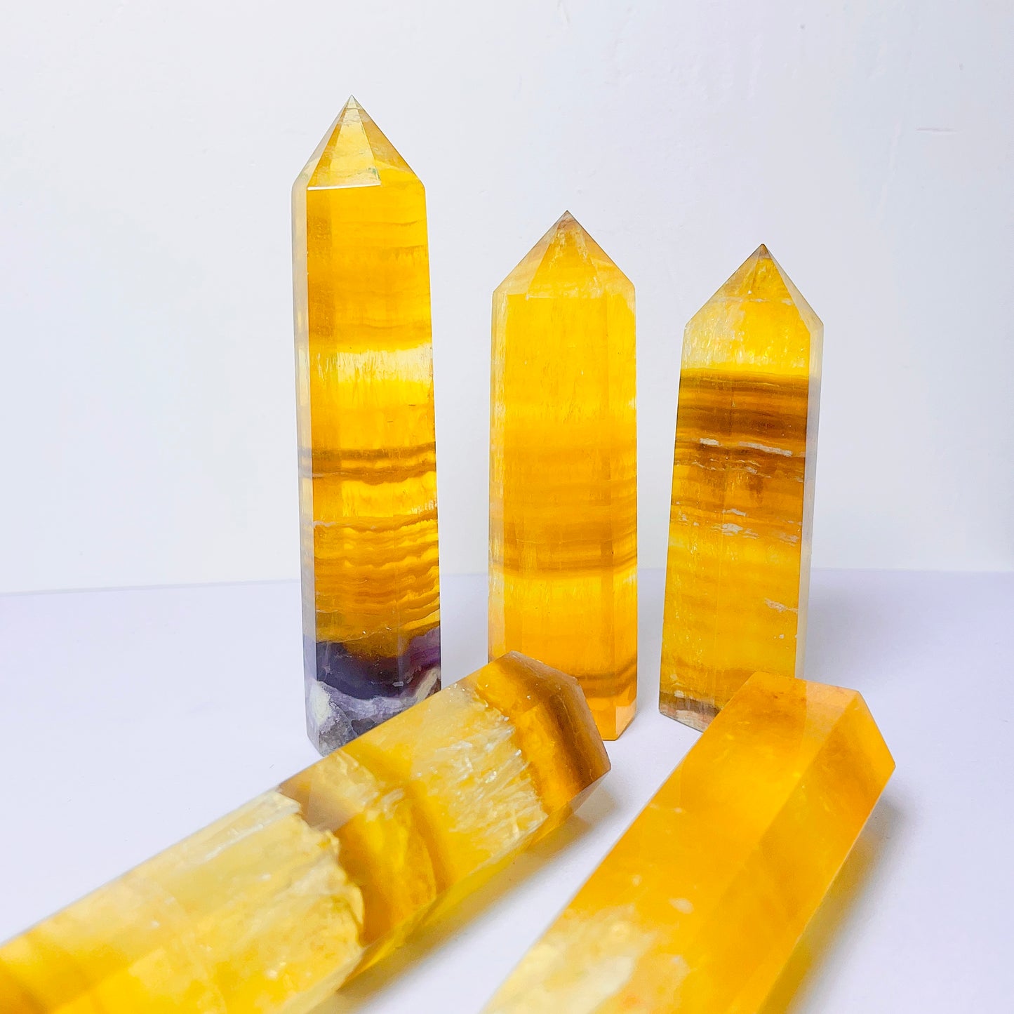 Yellow Fluorite Tower/Point