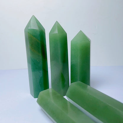 Green aventurine tower/point