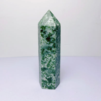Tree agate tower/point
