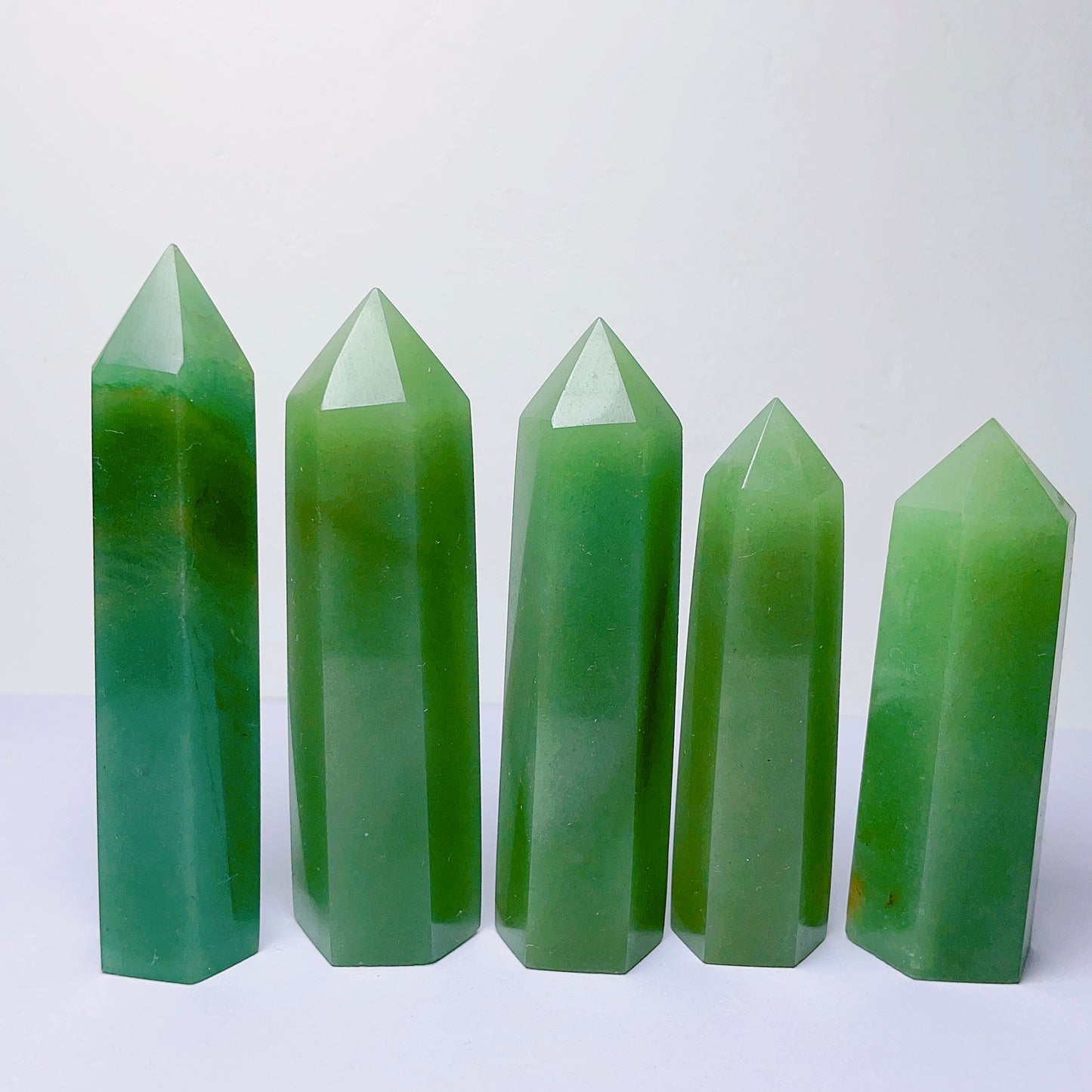 Green aventurine tower/point