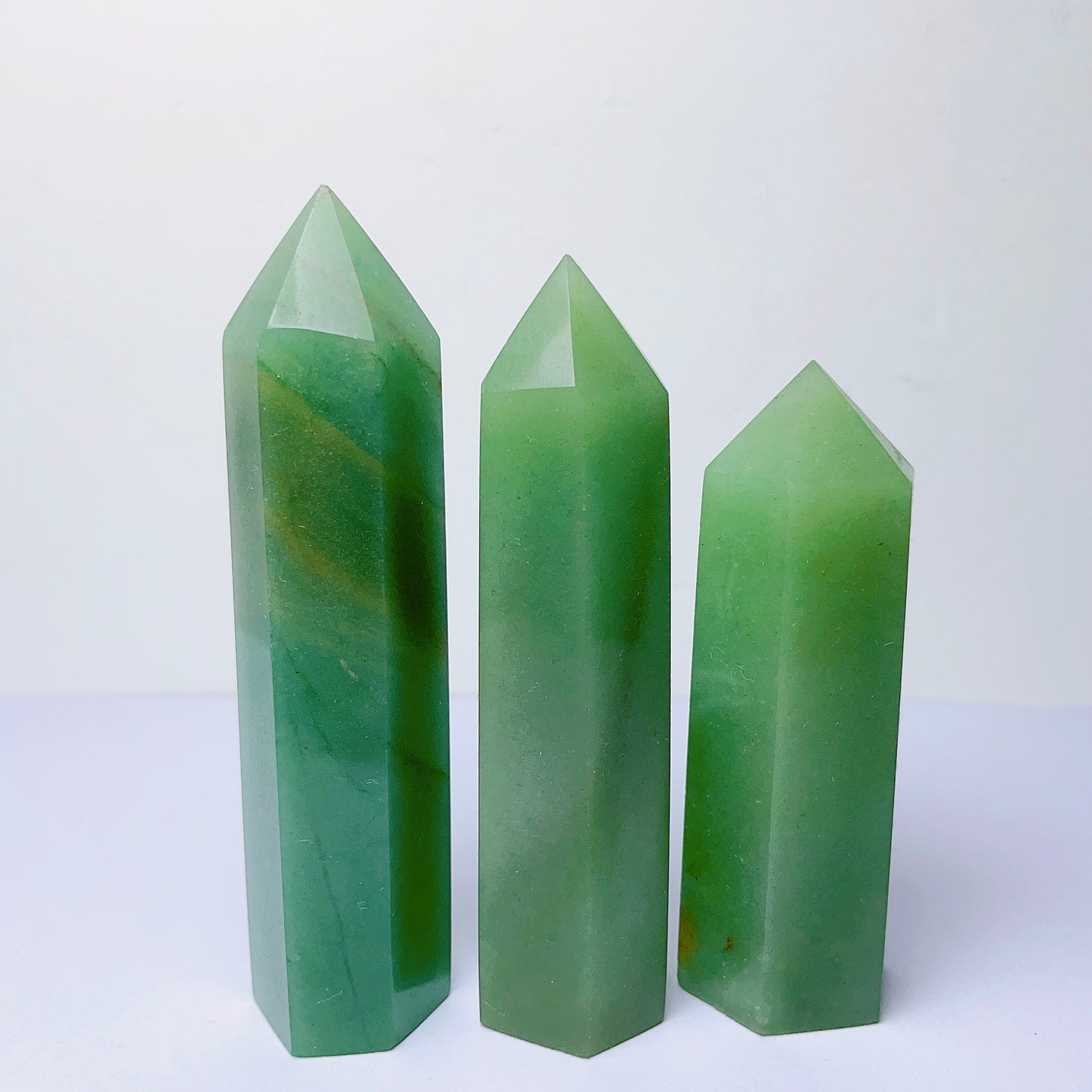 Green aventurine tower/point