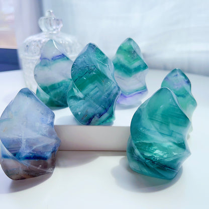 Fluorite flame