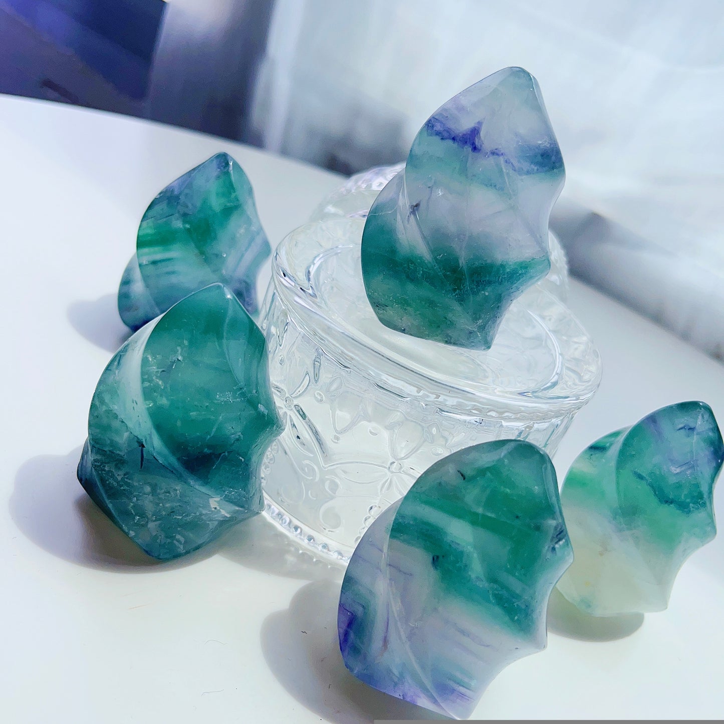 Fluorite flame